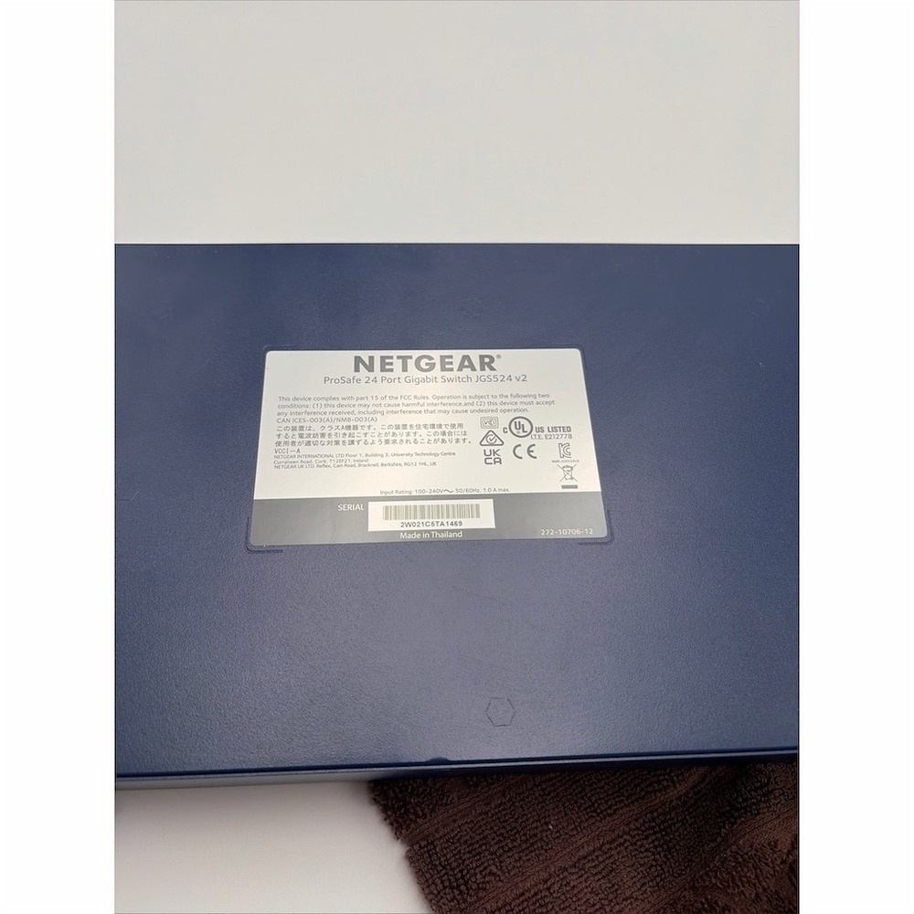NETGEAR ProSafe 24-Port Gigabit Ethernet Switch Unmanaged Rackmount w/‎ - Picture 2 of 11